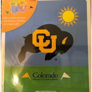 Mascot Puzzle For ages 2-5 years. Nine pieces. University of Colorado.